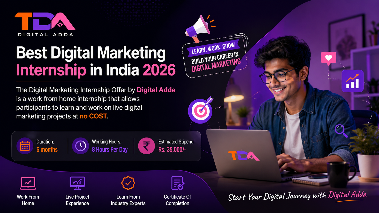 digital marketing internship